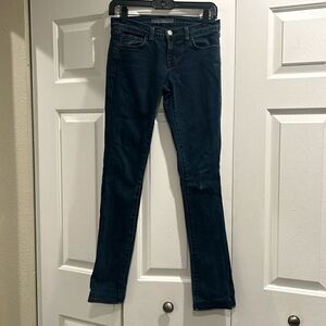 J Brand Pencil Leg Jeans, Dark Wash, Size 25